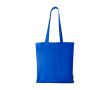 Tote bag en coton biologique avec grand compartiment 7 L 140 g/m² couleur bleu roi