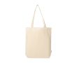 Tote bag en coton biologique avec fond large 11 L 180 g/m² couleur naturel