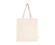 Tote bag en coton biologique avec soufflets latéraux 14 L 180g/m² couleur naturel