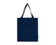 Tote bag en coton biologique avec soufflets latéraux 14 L 180g/m² couleur bleu marine