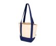 Sac en coton recyclé certifié GRS 320 g/m² couleur bleu marine