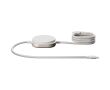 Câble de charge USB-C 2-en-1 avec base sans fil Zens couleur blanc