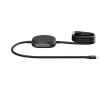 Câble de charge USB-C 2-en-1 avec base sans fil Zens couleur noir