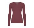 T-shirt femme à manches longues 160 g/m² Roly Direct Extreme  couleur acajou