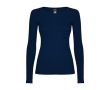 T-shirt femme à manches longues 160 g/m² Roly Direct Extreme  couleur bleu marine