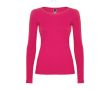 T-shirt femme à manches longues 160 g/m² Roly Direct Extreme  couleur rose