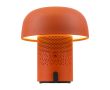 Enceinte en acier et plastique avec lampe LED réglable Kooduu 10 W couleur orange