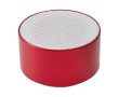 Haut-parleur Bluetooth en aluminium recyclé avec microphone 3 W couleur rouge