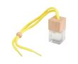 Désodorisant de voiture compact, parfum vanille 8 ml couleur jaune