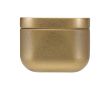Bougie parfumée carrée en boîte métal vanille 50 g couleur doré