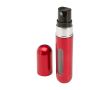 Flacon de parfum de voyage rechargeable, pour les déplacements 5 ml couleur rouge