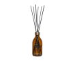 Flacon en verre Mikado fabriqué dans l'UE, plusieurs parfums, 200 ml couleur grenat