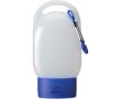 Gel pour les mains de poche avec mousqueton et parfum d'agrumes 30 ml couleur bleu