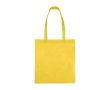 Sac en tissu non tissé recyclé avec anses thermosoudées 80 g/m² couleur jaune