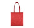 Sac en tissu non tissé recyclé avec anses thermosoudées 80 g/m² couleur rouge