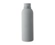 Gourde en acier inoxydable recyclé avec revêtement caoutchouc 500ml couleur gris