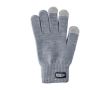 Gants d’hiver RPET avec 3 doigts compatibles écrans tactiles couleur gris