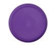 Frisbee rond en plastique recyclé avec finition mouchetée couleur mauve