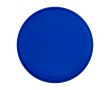 Frisbee rond en plastique recyclé avec finition mouchetée couleur bleu