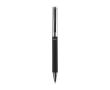 Stylo roller rotatif en laiton et RPET personnalisable encre bleue couleur noir