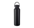 Bouteille en acier inoxydable avec double type de bouchon 500ml couleur noir