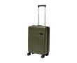 Valise trolley de cabine 20\" avec roues pivotantes et capacité de 40L couleur vert foncé