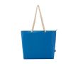 Sac de plage en polyester recyclé avec anses en cordon 23L couleur bleu roi
