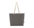 Sac de plage en polyester recyclé avec anses en cordon 23L couleur gris