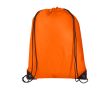 Sac à dos à cordon en non-tissé durable et résistant à la déchirure 5L couleur orange