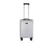 Valise cabine en plastique recyclé avec compartiment pour PC 20\" couleur argenté