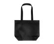 Sac en plastique recyclé laminé double imperméable 18 L 150 g/m² couleur noir