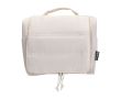 Trousse de toilette en polyester recyclé avec accroche rembourrée 8 L couleur sable