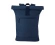 Sac à dos enroulable déperlant avec housse pour PC portable 14\" 16 L couleur bleu marine