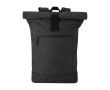 Sac à dos enroulable déperlant avec housse pour PC portable 14\" 16 L couleur noir