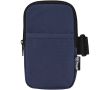Étui bouteille déperlant avec fermeture zippée et velcro couleur bleu marine