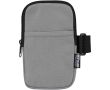 Étui bouteille déperlant avec fermeture zippée et velcro couleur gris
