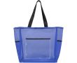 Sac cabas recyclé en maille transparente zippée 23 L couleur bleu roi