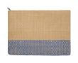 Trousse fine en papier certifié avec doublure douce 3 L couleur bleu marine