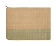 Trousse fine en papier certifié avec doublure douce 3 L couleur vert chiné