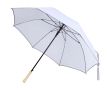 Parapluie anti-vent automatique avec bande réfléchissante Ø130 cm couleur blanc