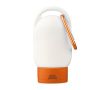 Lotion solaire avec mousqueton et bouchon coloré SPF30 30 ml couleur orange
