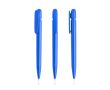 Stylo en plastique recyclé avec clip large et encre bleue couleur bleu roi