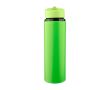 Bidon en plastique avec embout rabattable et paille interne 500 ml couleur vert clair