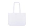 Grand sac fourre-tout en coton avec longues anses, 140 g/m² couleur blanc