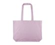 Grand sac fourre-tout en coton avec longues anses, 140 g/m² couleur lilas