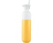 Gourde en acier inoxydable avec paille Dopper Original 450 ml couleur jaune