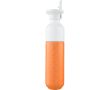 Gourde en acier inoxydable avec paille Dopper Original 450 ml couleur orange