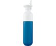 Gourde en acier inoxydable avec paille Dopper Original 450 ml couleur bleu foncé