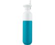 Gourde en acier inoxydable avec paille Dopper Original 450 ml couleur bleu bondi