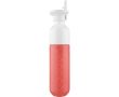 Gourde en acier inoxydable avec paille Dopper Original 450 ml couleur corail